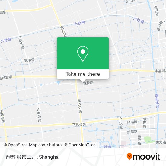 靓辉服饰工厂 map