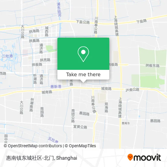 惠南镇东城社区-北门 map