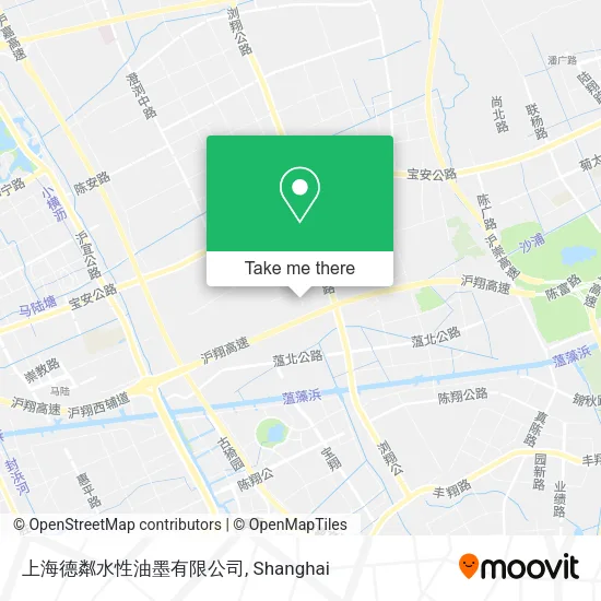 上海德粼水性油墨有限公司 map
