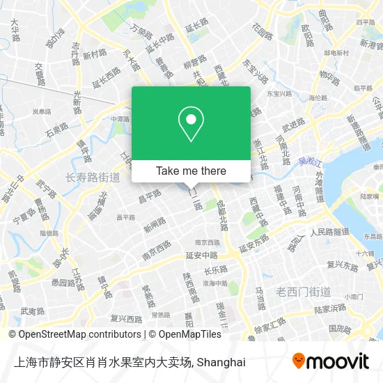 上海市静安区肖肖水果室内大卖场 map