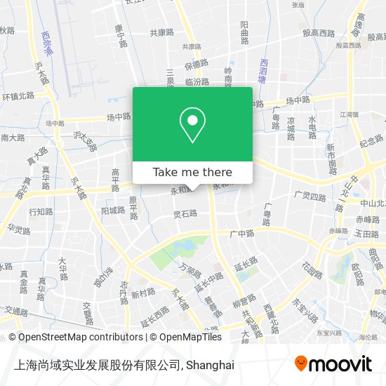 上海尚域实业发展股份有限公司 map