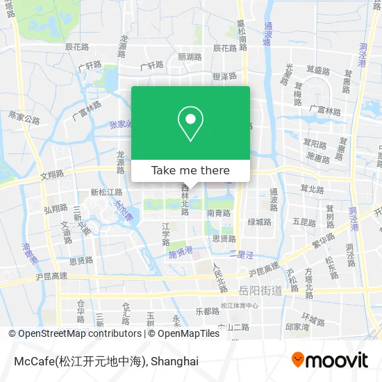 McCafe(松江开元地中海) map