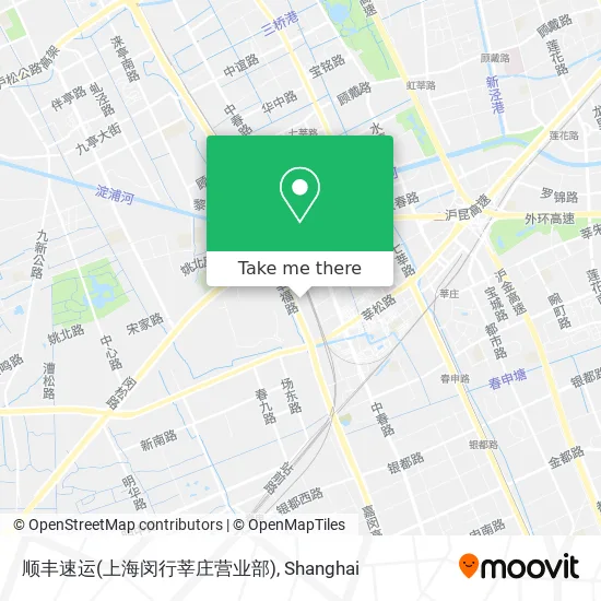 顺丰速运(上海闵行莘庄营业部) map