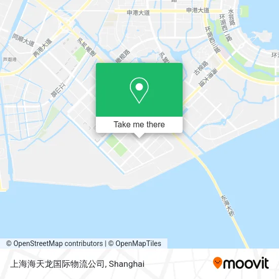 上海海天龙国际物流公司 map
