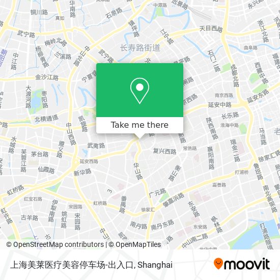 上海美莱医疗美容停车场-出入口 map