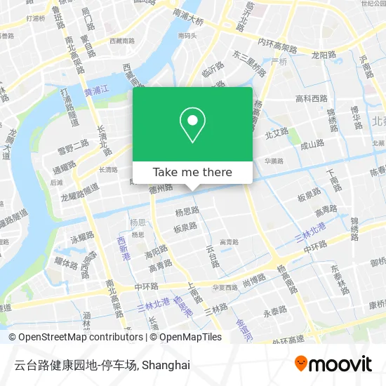 云台路健康园地-停车场 map