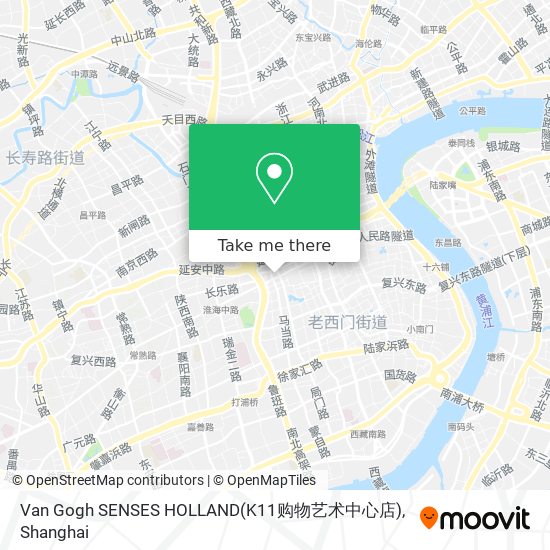 Van Gogh SENSES HOLLAND(K11购物艺术中心店) map