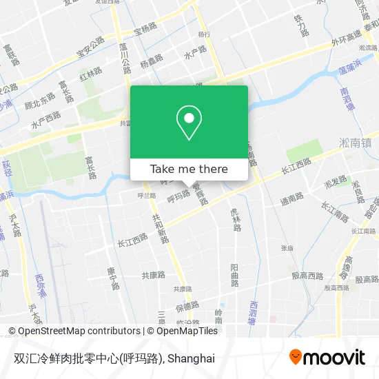 双汇冷鲜肉批零中心(呼玛路) map