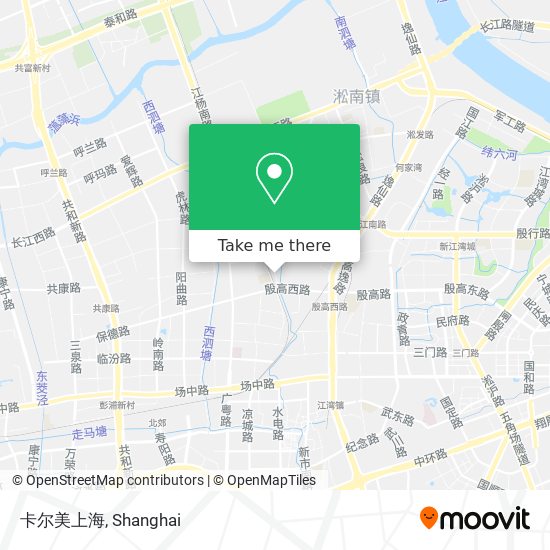 卡尔美上海 map