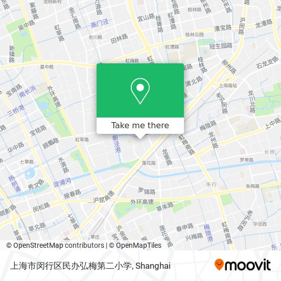 上海市闵行区民办弘梅第二小学 map