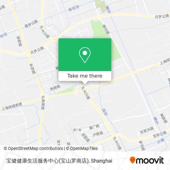 宝健健康生活服务中心(宝山罗南店) map