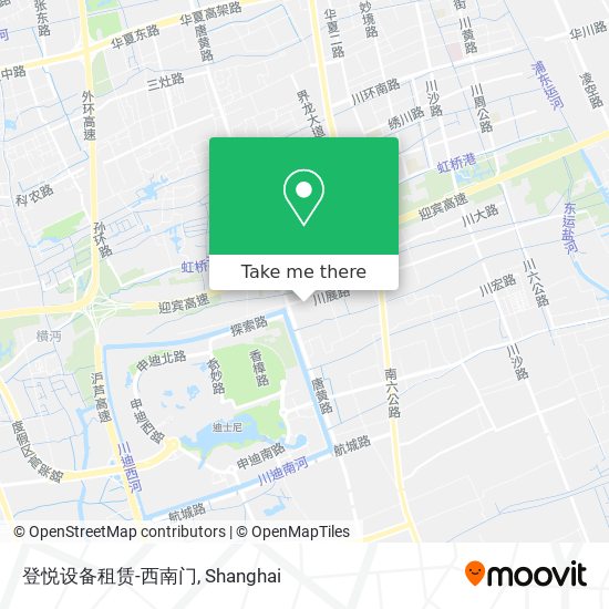 登悦设备租赁-西南门 map