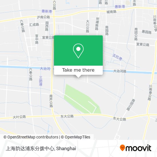 上海韵达浦东分拨中心 map
