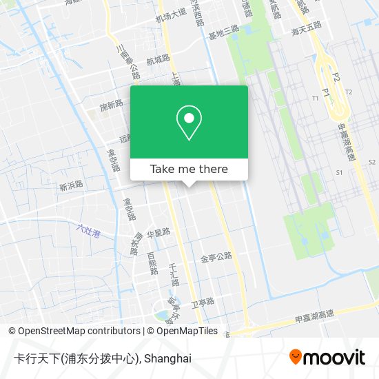 卡行天下(浦东分拨中心) map