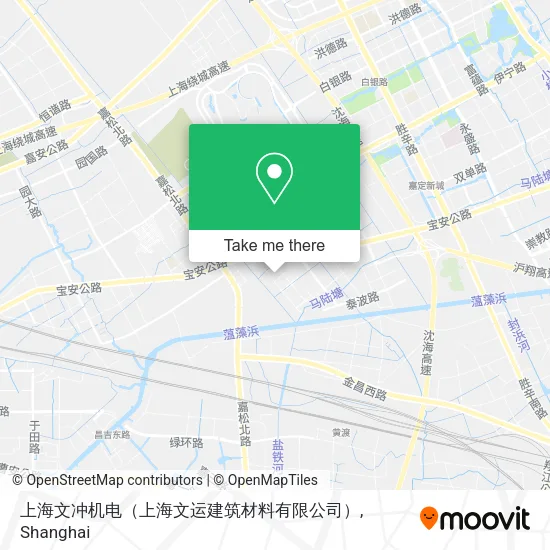 上海文冲机电（上海文运建筑材料有限公司） map