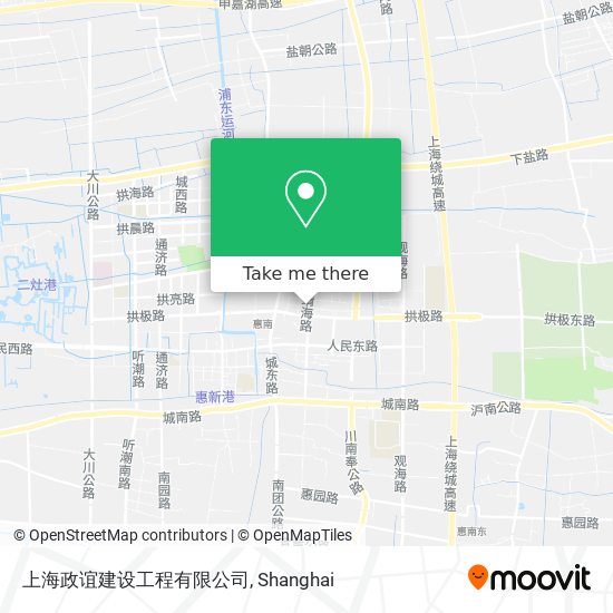 上海政谊建设工程有限公司 map