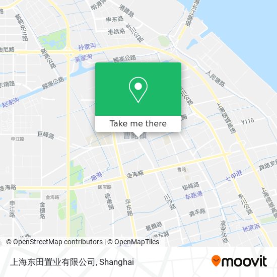 上海东田置业有限公司 map