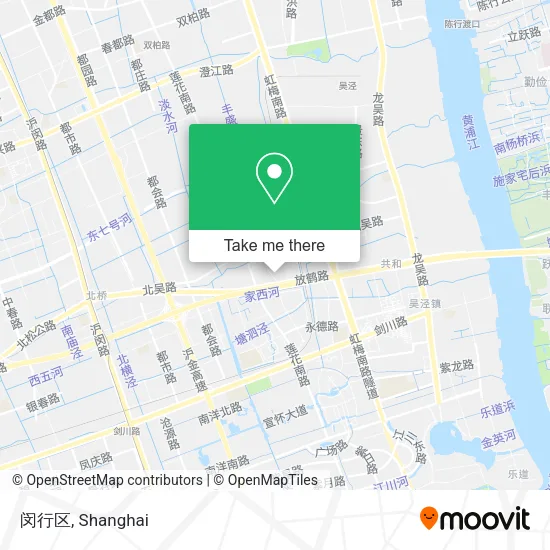 闵行区 map