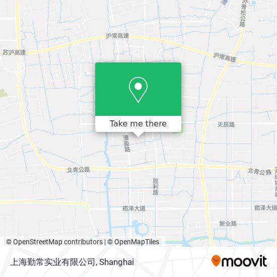 上海勤常实业有限公司 map