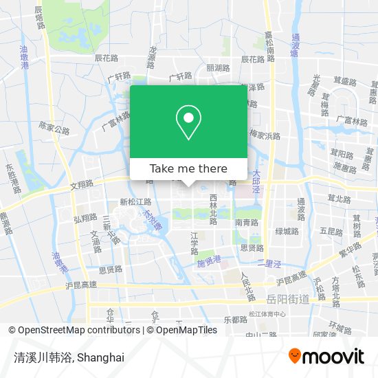 清溪川韩浴 map