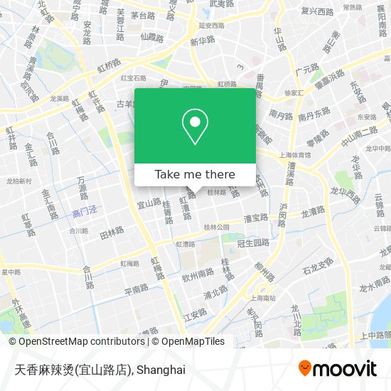 天香麻辣烫(宜山路店) map