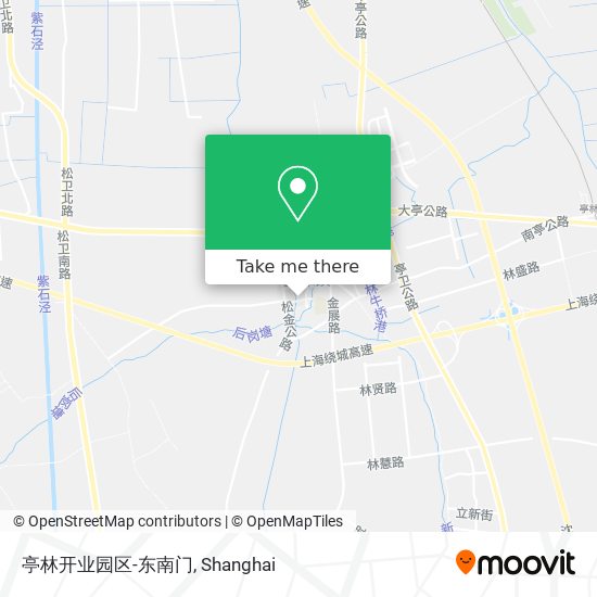 亭林开业园区-东南门 map