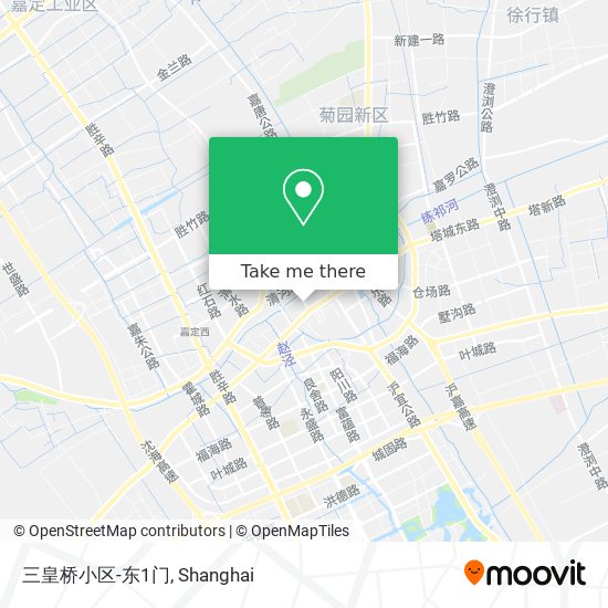 三皇桥小区-东1门 map