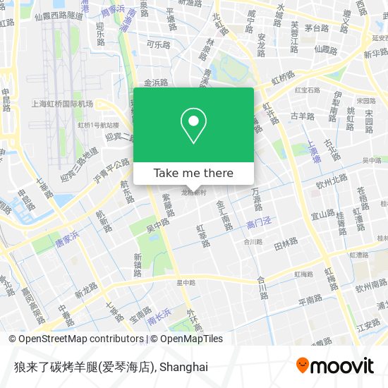 狼来了碳烤羊腿(爱琴海店) map