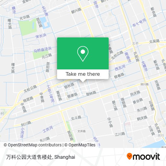万科公园大道售楼处 map