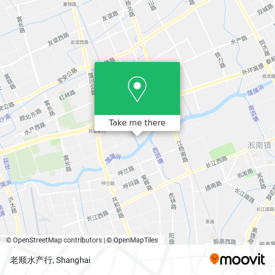 老顺水产行 map