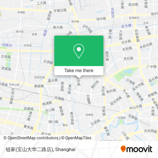 链家(宝山大华二路店) map