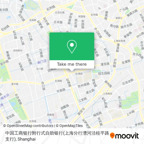 中国工商银行附行式自助银行(上海分行漕河泾桂平路支行) map
