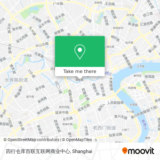 四行仓库百联互联网商业中心 map
