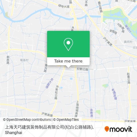 上海天巧建筑装饰制品有限公司(纪白公路辅路) map