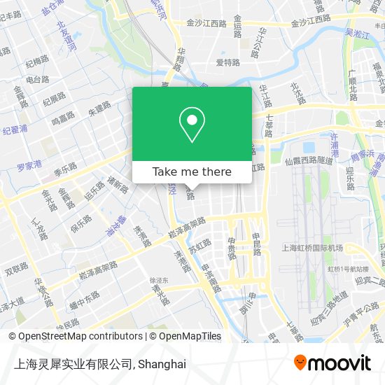 上海灵犀实业有限公司 map