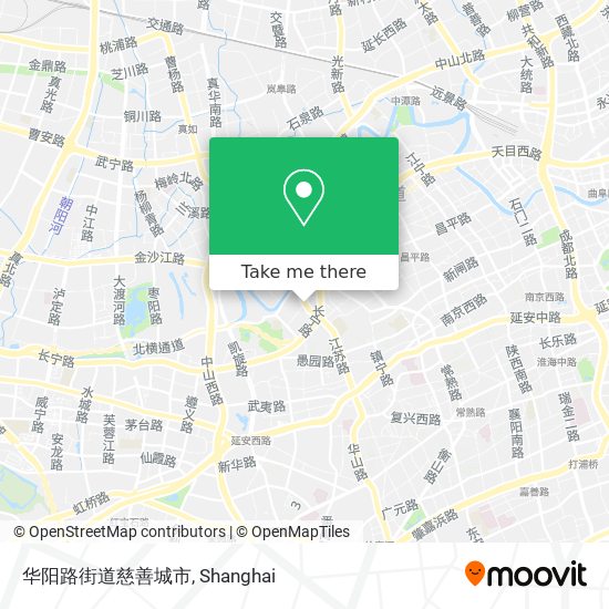 华阳路街道慈善城市 map