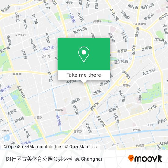 闵行区古美体育公园公共运动场 map