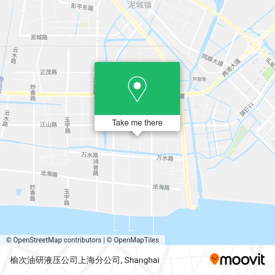 榆次油研液压公司上海分公司 map