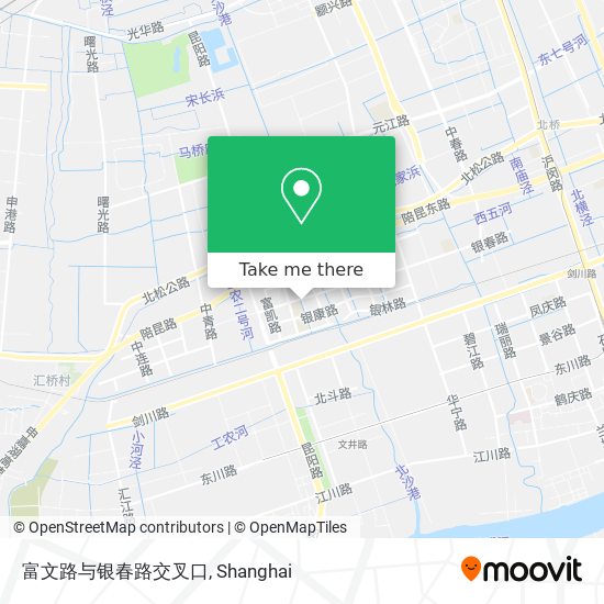 富文路与银春路交叉口 map