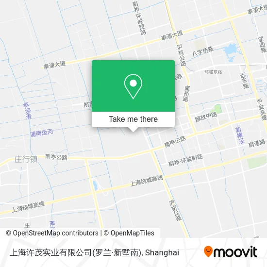 上海许茂实业有限公司(罗兰·新墅南) map