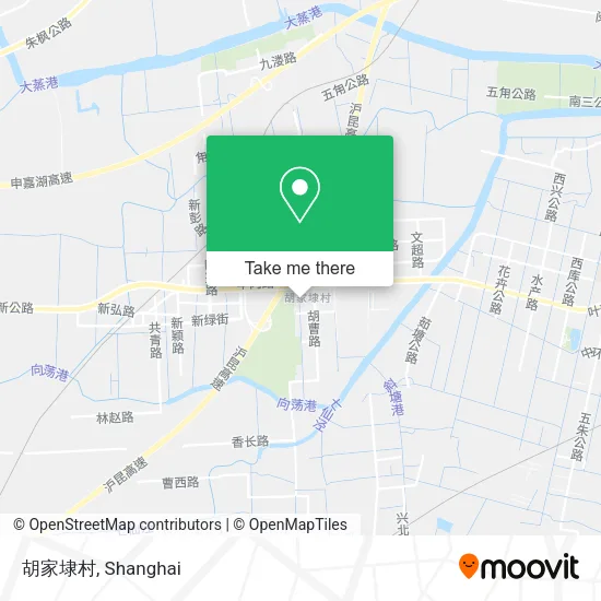 胡家埭村 map