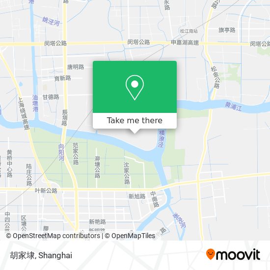 胡家埭 map