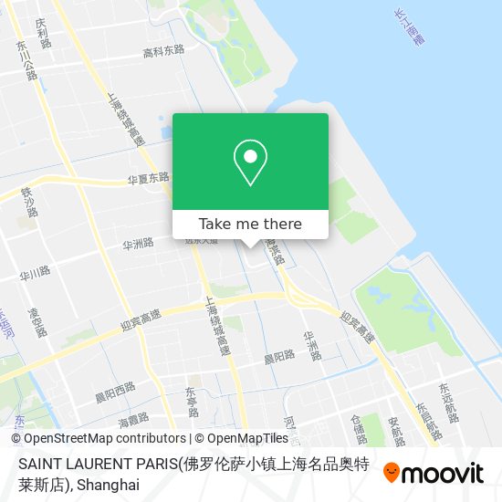 SAINT LAURENT PARIS(佛罗伦萨小镇上海名品奥特莱斯店) map