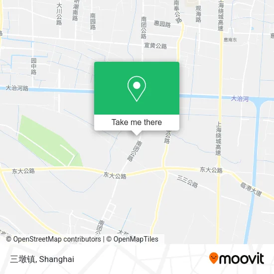 三墩镇 map