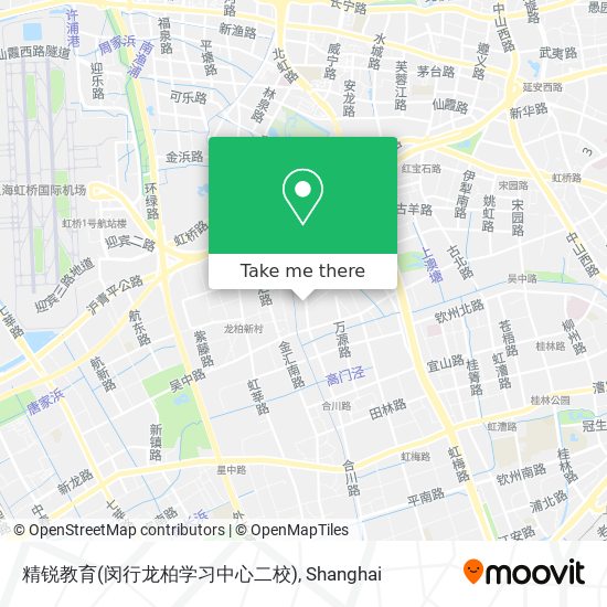 精锐教育(闵行龙柏学习中心二校) map