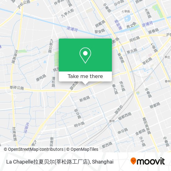 La Chapelle拉夏贝尔(莘松路工厂店) map