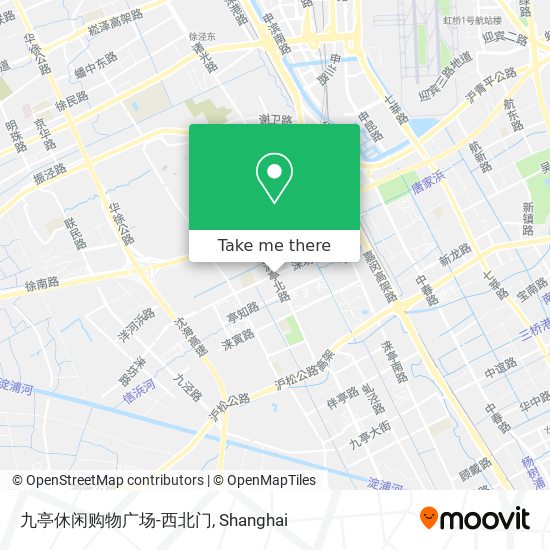 九亭休闲购物广场-西北门 map