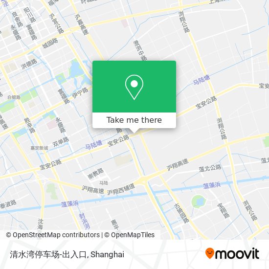 清水湾停车场-出入口 map