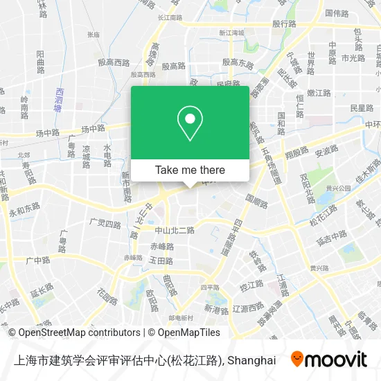 上海市建筑学会评审评估中心(松花江路) map