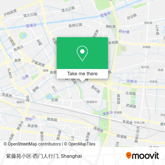 紫藤苑小区-西门人行门 map